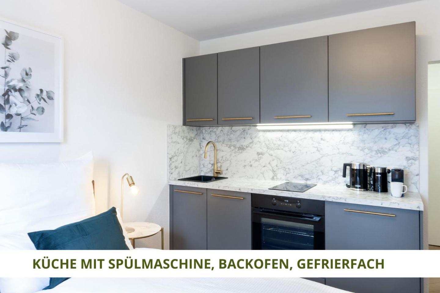 Apartment Wahnfried No5 - Zentrales Cityapartment Kueche Mit Duschbad - 300M Zur Fussgaengerzone Bayreuth Exteriör bild